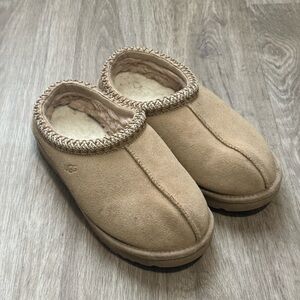 Uggs Womens Tasman Slippers Shoes Size 8 Sand Cream Light Tan Comfy